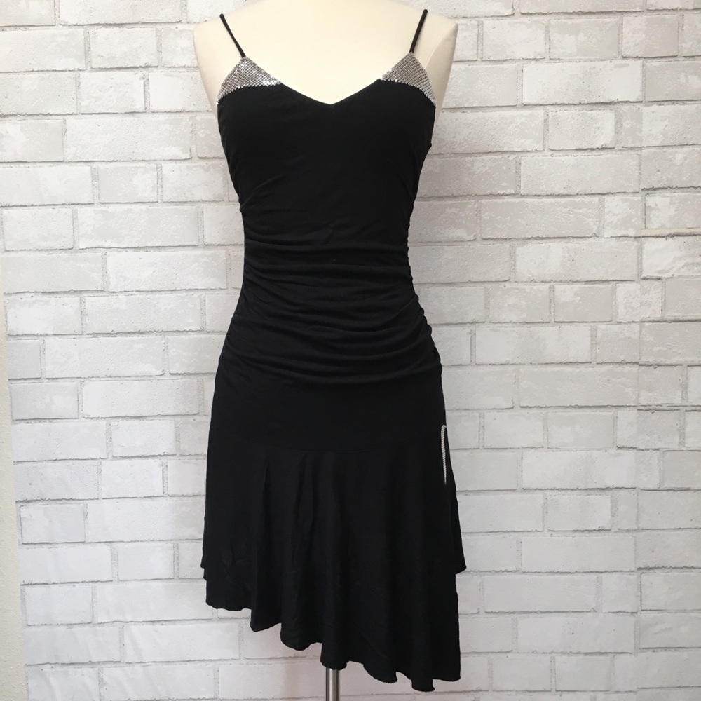 Micromodal and Metal Mini Dress